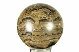 Polished Stromatolite (Greysonia) Sphere - Bolivia #264442-1